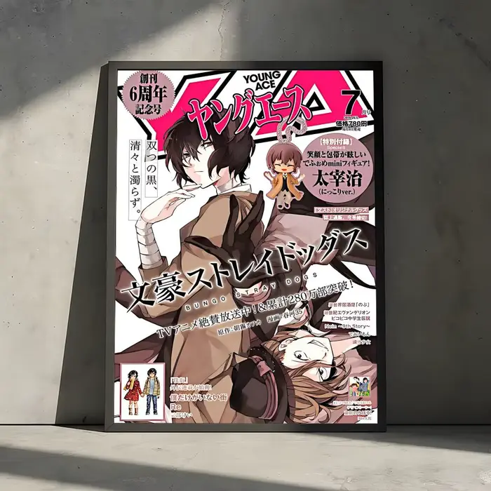 Affiche décorative murale Anime B-Bungo Stray D-DogS, autocollants d'art mural, impression Photo pou