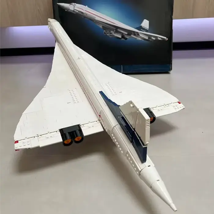 Nouvelles icônes Concorde Airbus célèbre supersonique Commercial passager avion modèle blocs de construction jouets pour enfants cadeaux
