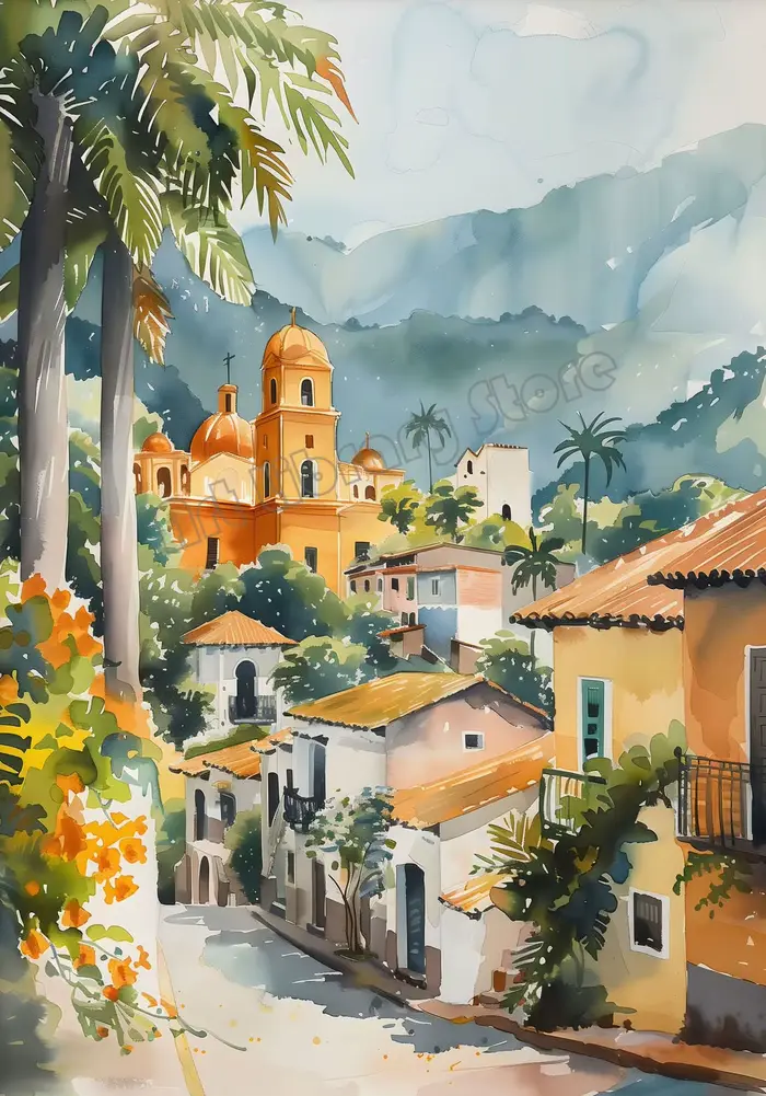 Affiche de paysage de la côte amalfitaine d'Édimbourg, peinture sur toile, art mural, décoration de 