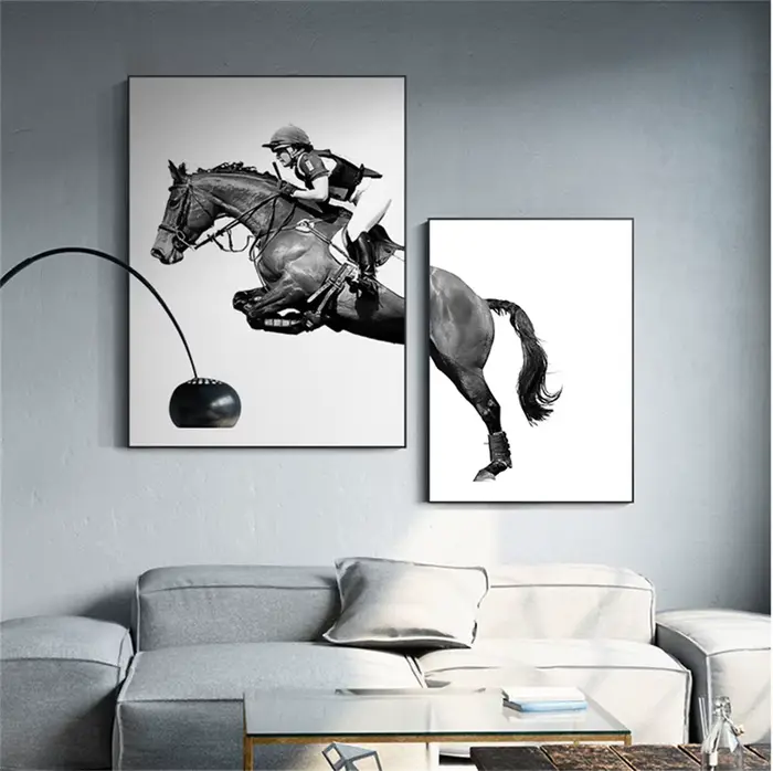 Cavalier équestre de course de chevaux