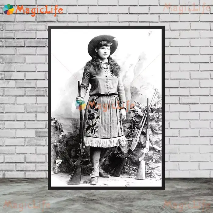 Affiche Murale Nordique de la Tribu Indienne, Soldat des Scouts de Buffle, Peinture sur Toile Sans Cadre