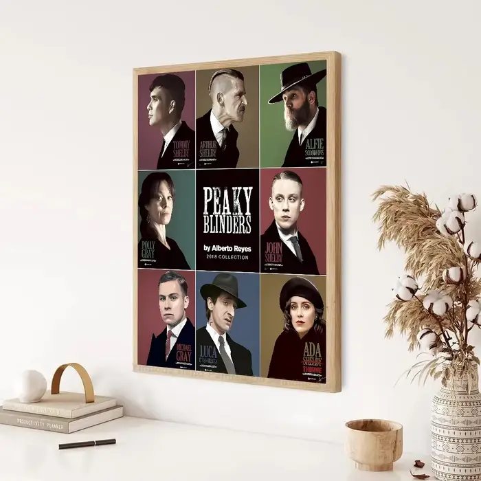 Affiche en papier imprimé Tommy Shelby Peaky Blinders