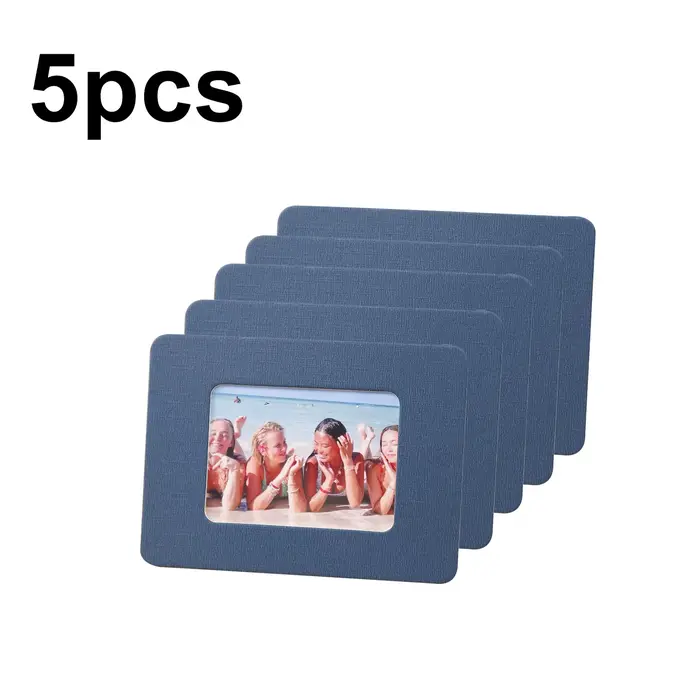 Cadre photo en carton de 3 pouces avec support pliant pour présentoir de bureau, parfait pour décore