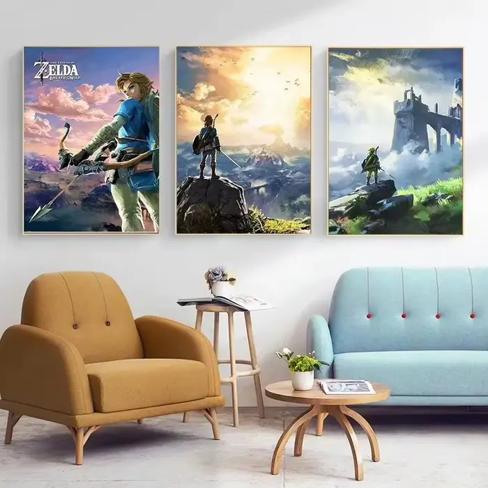 Tableau sur toile Hyrule Village