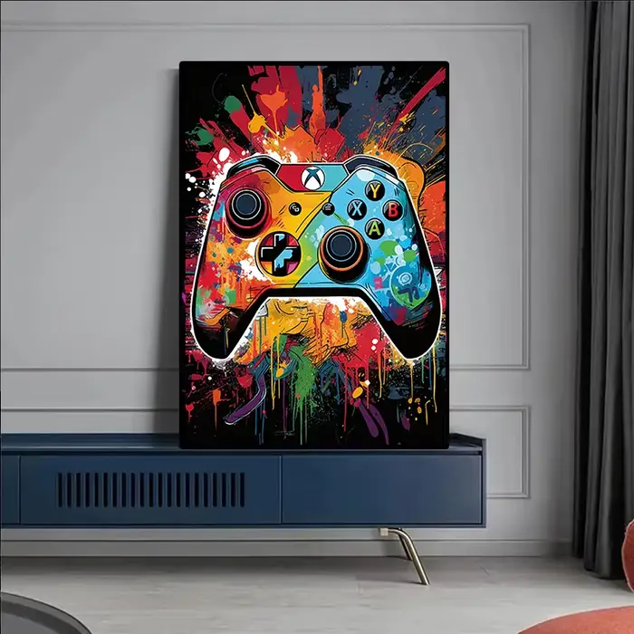 Affiche de jeu Graffiti imprimée
