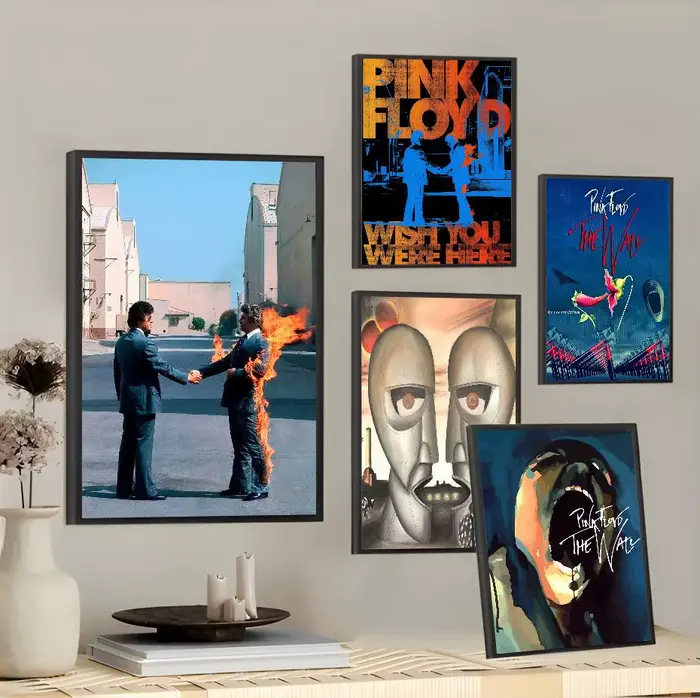 Rock p-rose f-floyd affiche papier étanche impression chambre décor autocollants Art décoration murale