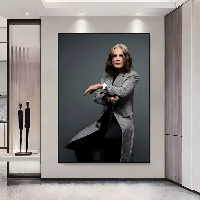 O-ozzy Osbourne groupe chanteur principal affiche HD affiches auto-adhésives imperméables idéal pour