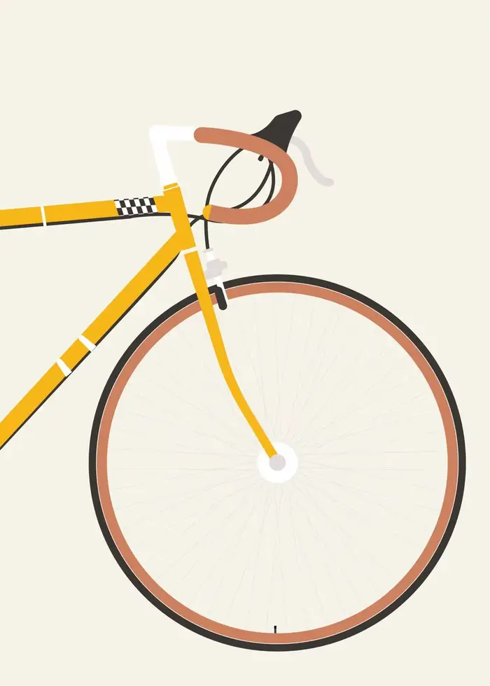 Peinture sur toile de cycliste, art mural minimaliste de cyclisme, affiche imprimée, vélo, images mo