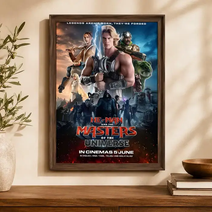 Affiche de film M-Masters of the Universe, affiche autocollante, impression d'art mural, décoration