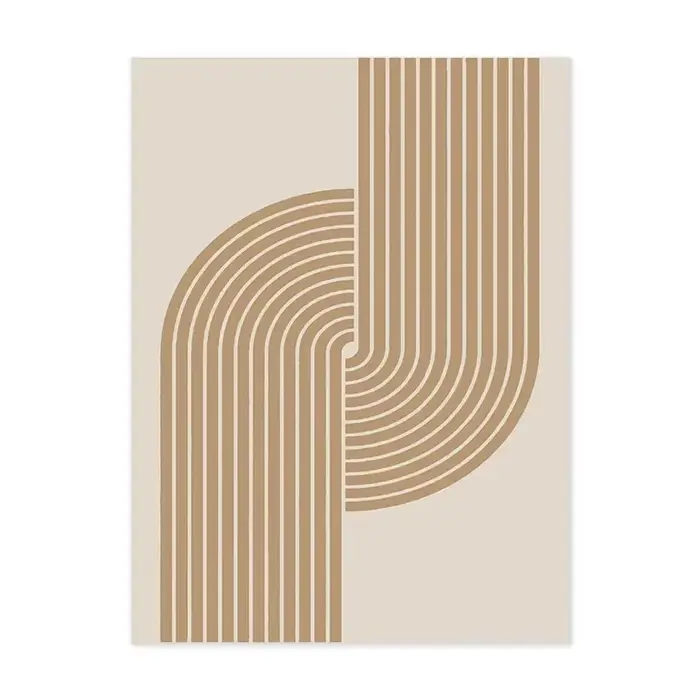Affiches murales modernes et imprimés d'art mural de ligne abstraite minimaliste