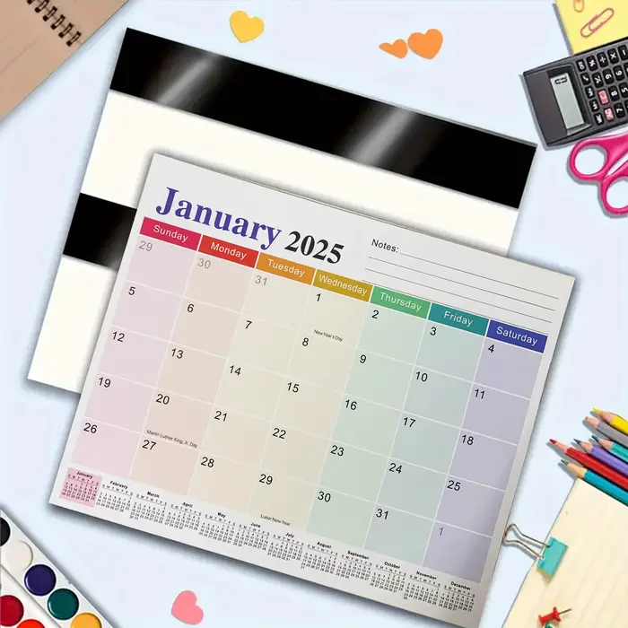 Calendrier familial de réfrigérateur magnétique 2026