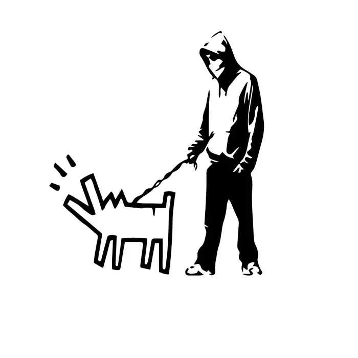Autocollants muraux Hip Hop Street Art