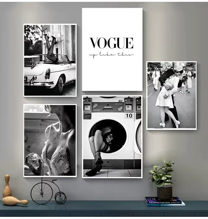 Affiches murales vintage pour salon