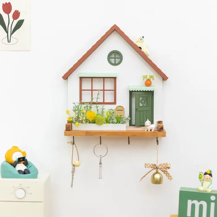 Crochet à clé en bois, Art mignon