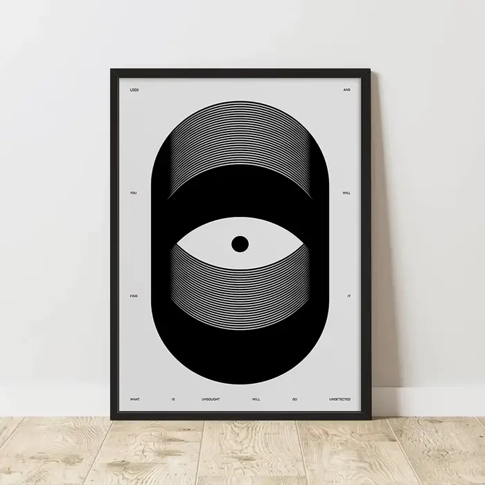 Affiche d'art abstrait classique