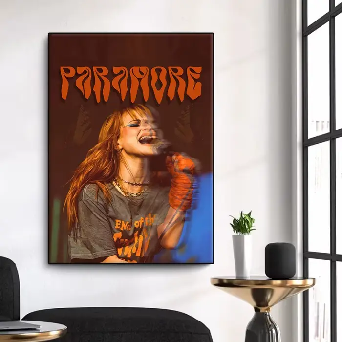 Affiche de la groupe EMO-PUNK américain Paramore