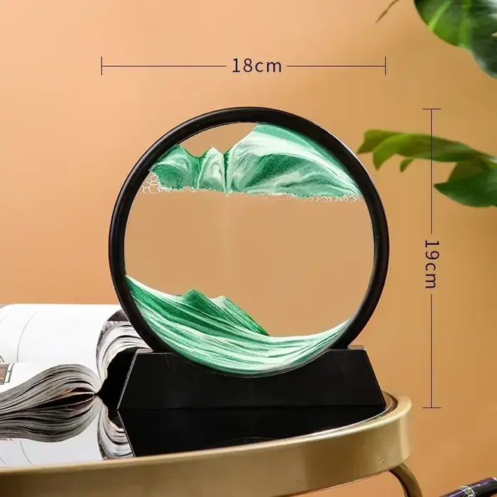 Tableau d'art de sable en mouvement 3D