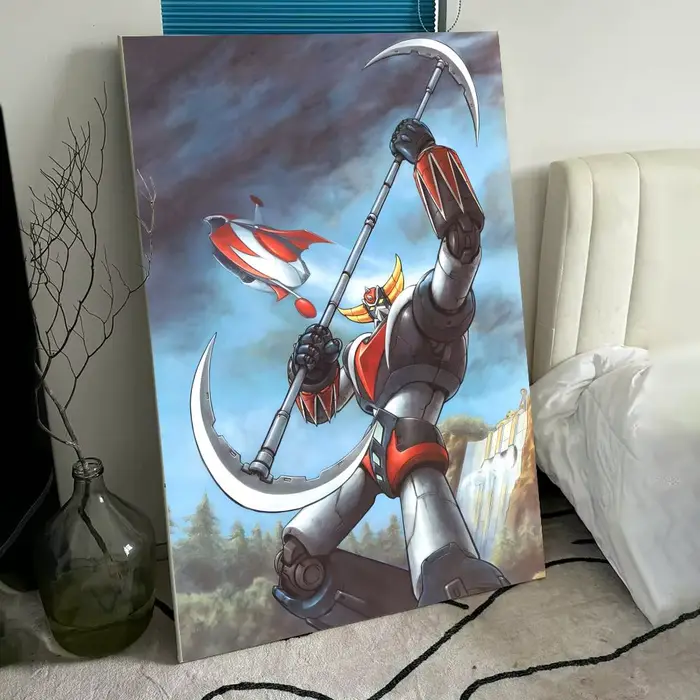 Affiche d'anime classique Robot G-Goldorak, impression d'art mural, convient pour le salon, la chamb