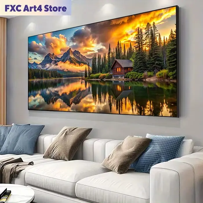 Peinture sur toile moderne sans cadre