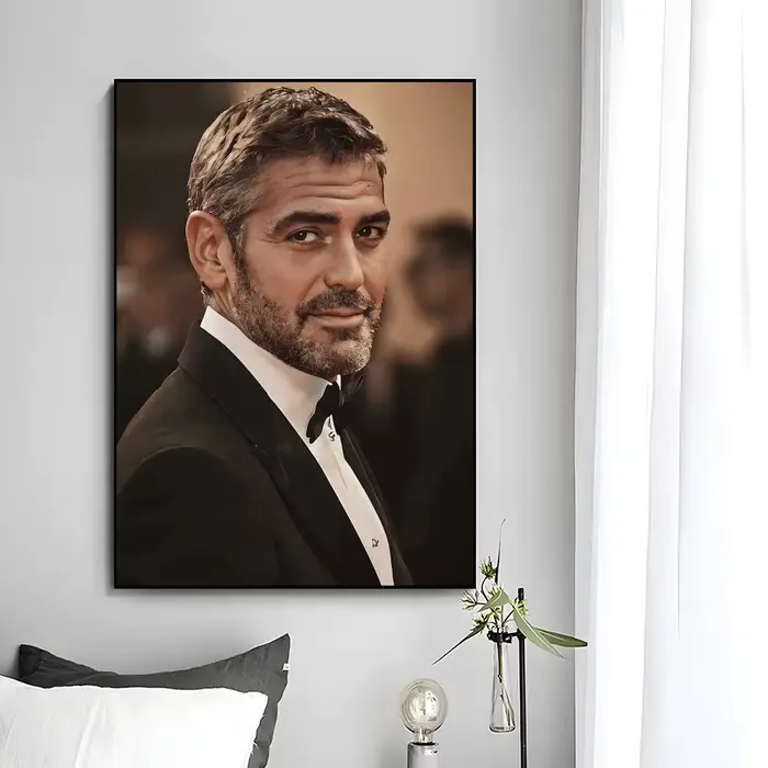 Affiche murale g-George Clooney, impression artistique, peinture murale décorative, décoration de la