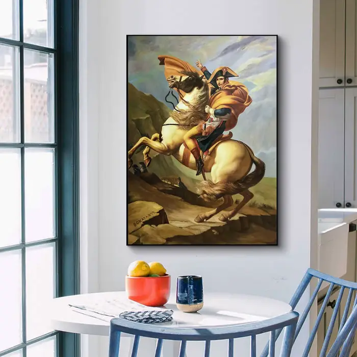 Toile d'art classique peinte à la main sans cadre