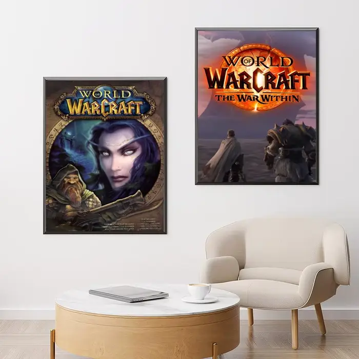 World of Warcraft – affiche de jeu vidéo polyvalente HD