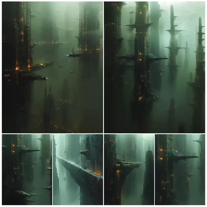 Fantaisie urbaine futuriste