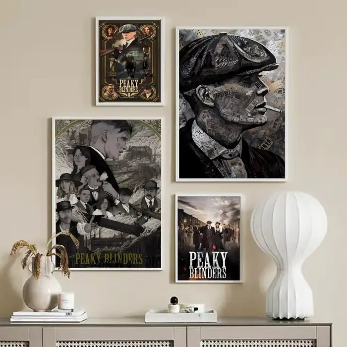 Affiche en papier imprimé Tommy Shelby Peaky Blinders