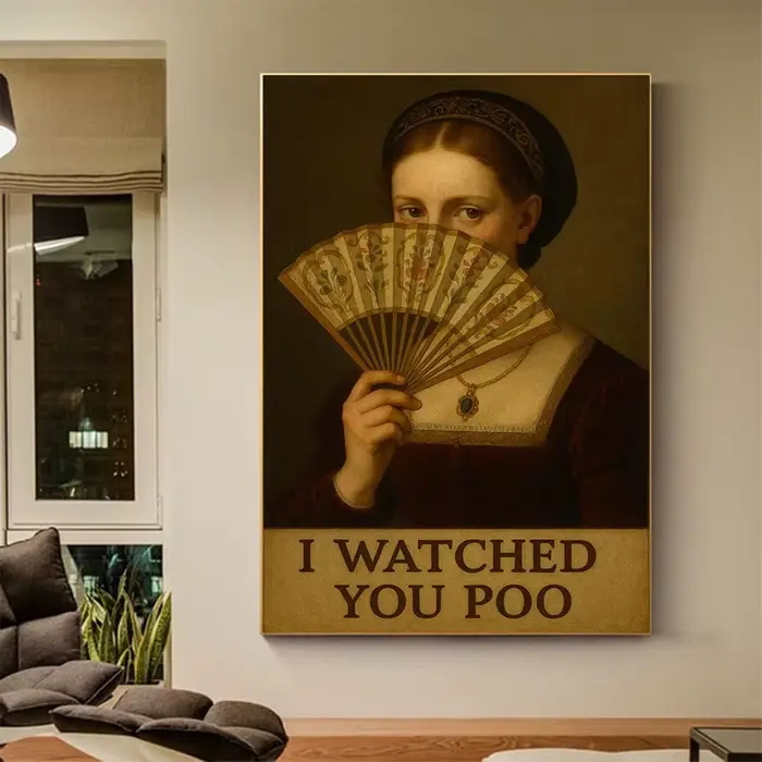 Affiches d'art amusantes pour toilettes racieuses