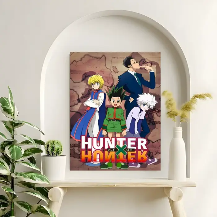 Affiche Anime Hunter X Hunter, autocollants haute définition, adaptés à la chambre à coucher, au sal
