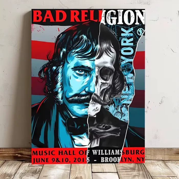 B-bad r-religion affiche haute qualité impression étanche mur Art autocollant pour Bar salon décor c