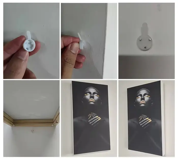 Cadre en bois décoratif pour peinture