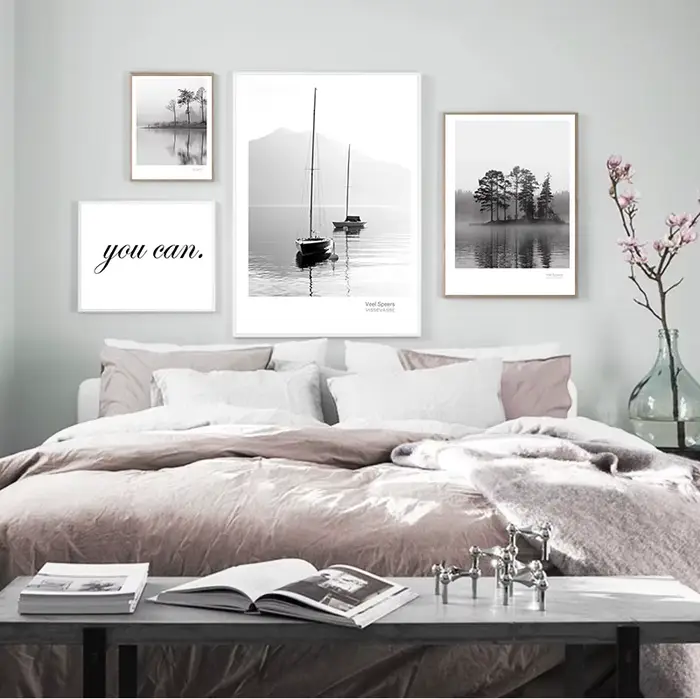 Toile de paysage scandinave
