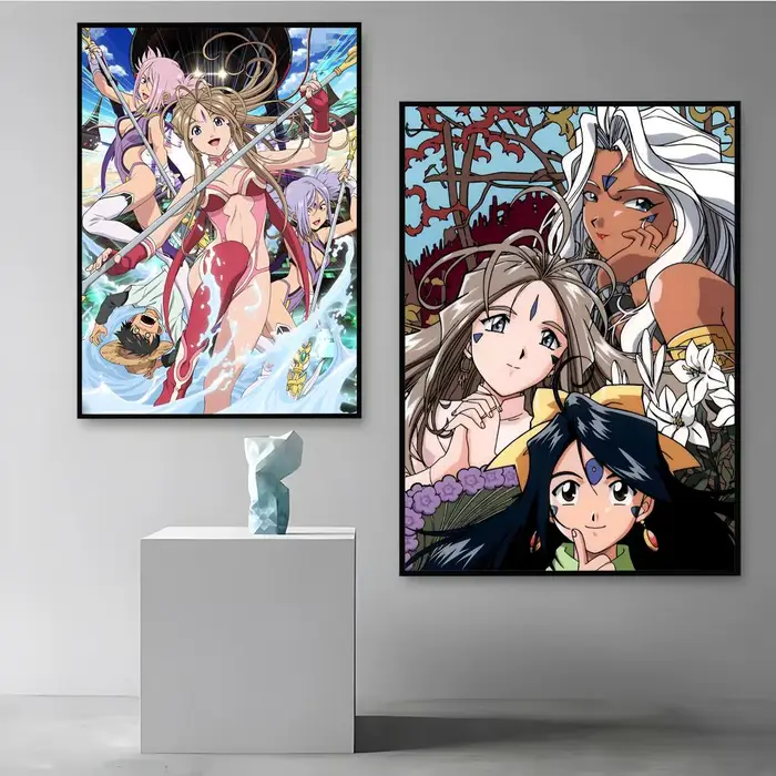 Anime Ah! Affiche murale d'art HD My G-Dess