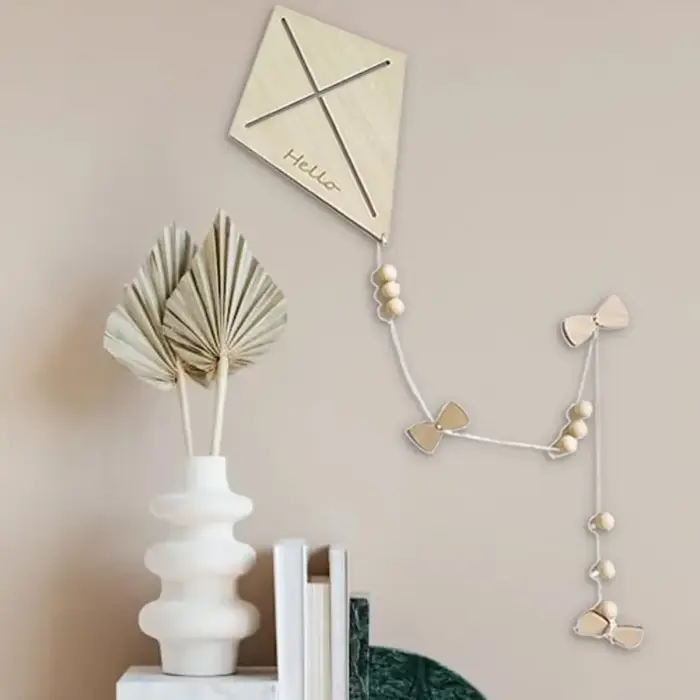 Décoration murale en bois pour chambre d'enfant de style nordique