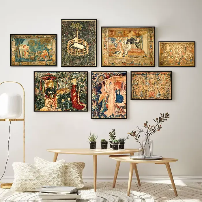 Tapisserie de style médiéval Renaissance