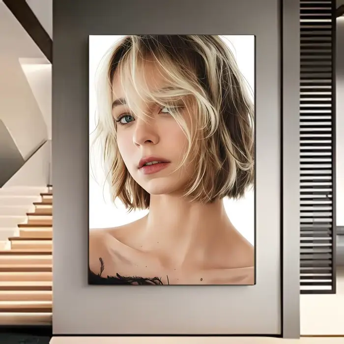 Affiche moderne et élégante E-Emma Myers
