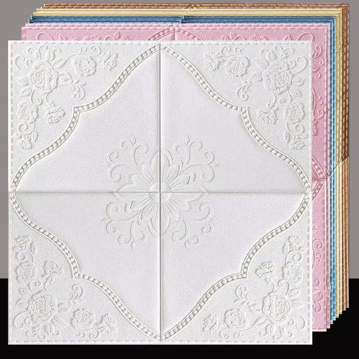 Papier peint auto-adhésif 3D pour décoration de plafond et de toit
