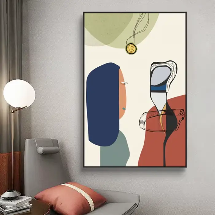 Peinture murale moderne