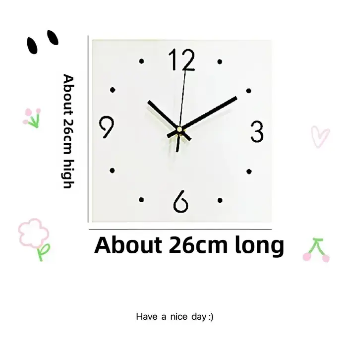 Horloge murale d'angle Double face moderne pour salon