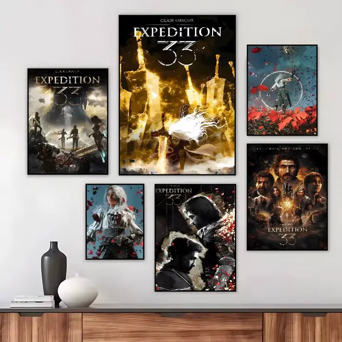 Affiche murale Clair O-obscur E-expedition 33 en toile HD