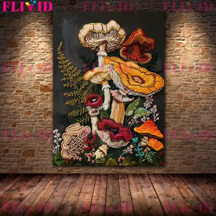 Impression de peinture de chambre plus lente de fausse broderie