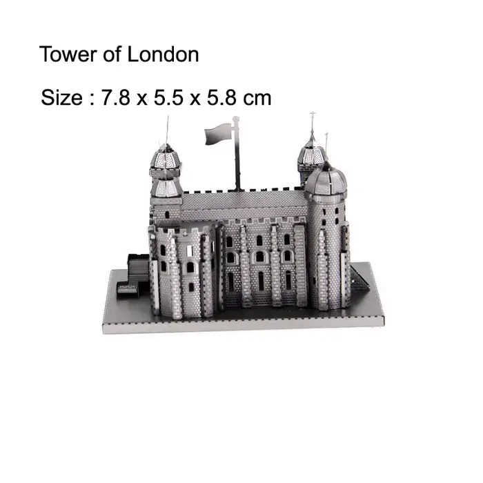 Puzzle 3D en métal de la tour de Londres