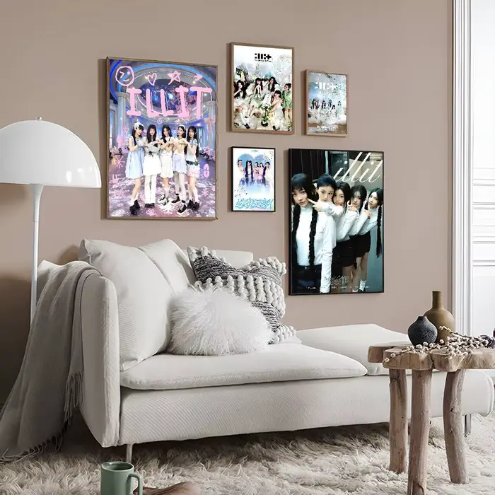 Affiches d'anime Kpop coréen I-illit