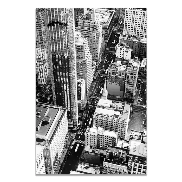 Peinture sur toile murale noire et blanche, tour de Paris, pont de Brooklyn, affiches et impressions