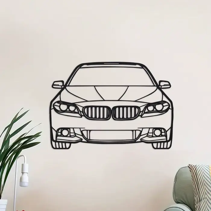 Artisanat exquis : décoration murale en métal d'art abstrait – Parfaite pour la maison