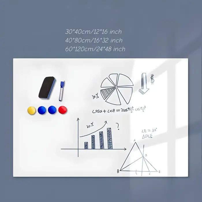 1 rouleau de papier peint pour tableau blanc magnétique