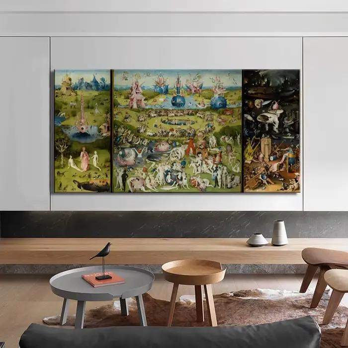 Bosch hiéonymus le jardin de la délice terrestre affiche