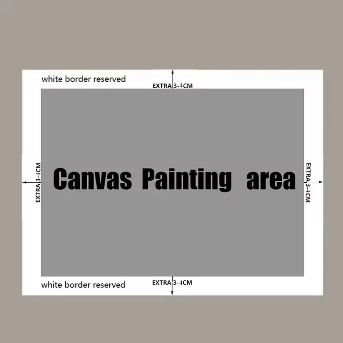 Toile d'art mural abstrait de luxe