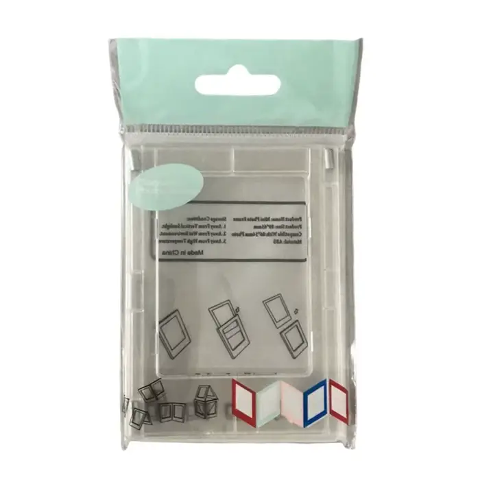 Mini Cadre Photo Magnétique Créatif en Acrylique, Présentoir, Testeur Transparent de 3 Pouces